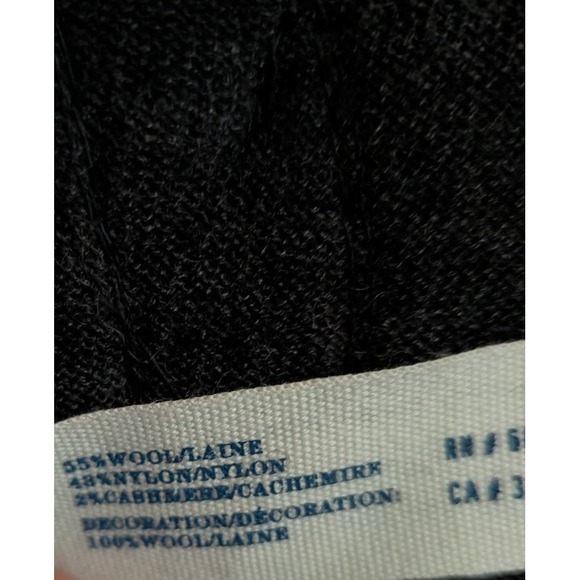 Anthropologie Leifsdottir Womens Size M Sweater Wool Cashmere Blend Ruffle Boho - Picture 9 of 11